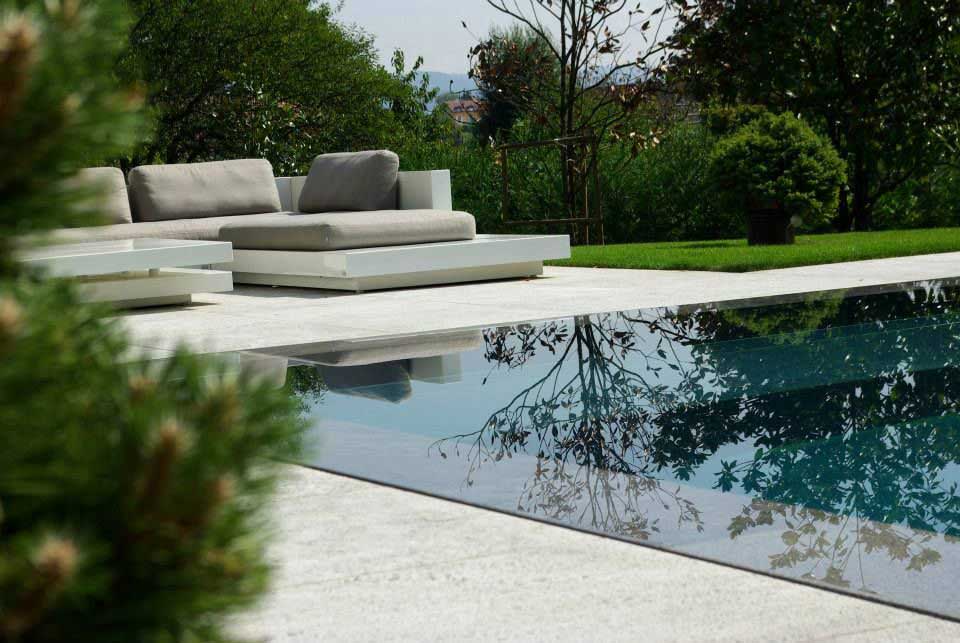 Piscine miroir - réalisation